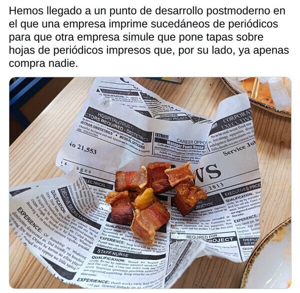 Meme_otros - Por no hablar de la cantidad de las tapas...