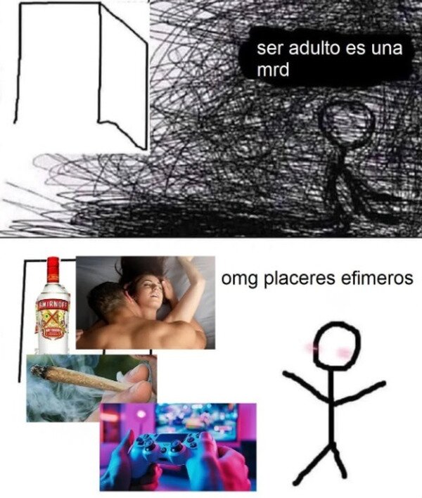 Meme_otros - Placeres efímeros en la adultez