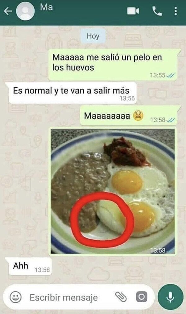 Meme_otros - Un pelo en los huevos