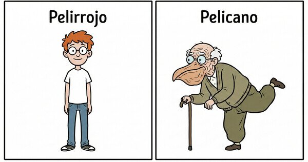 pelicano,pelirrojo,pelo