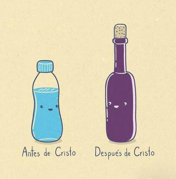 dios,vino,agua