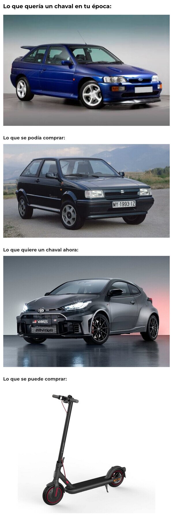 Otros - Los jóvenes ya no van en coche