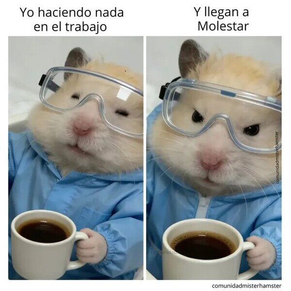 Meme_otros - Cuando me molestan en horario laboral