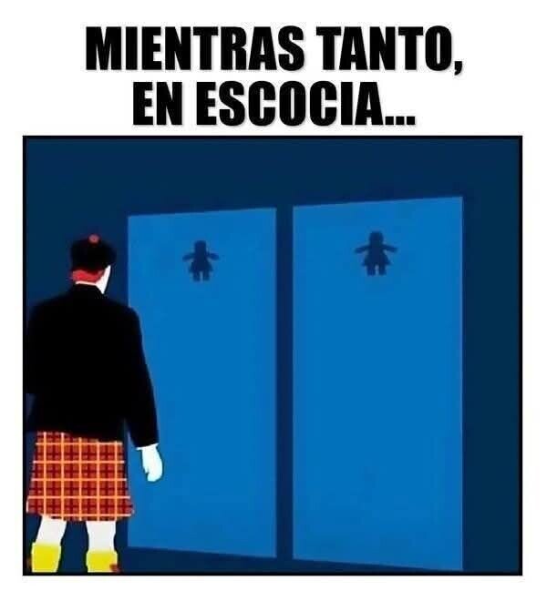 Meme_otros - Esto de llevar falda todo el mundo puede ser un problema
