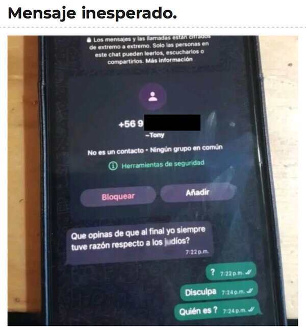 Otros - ¿A que no sabéis quién me ha escrito?