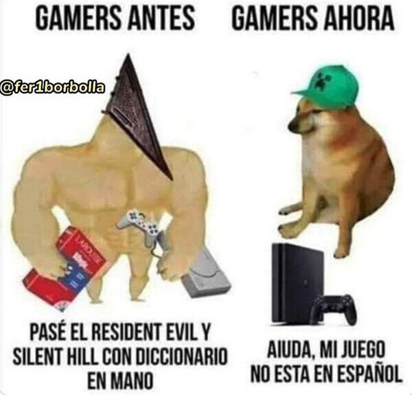 Meme_otros - Los gamers de ahora ya no quieren aprender