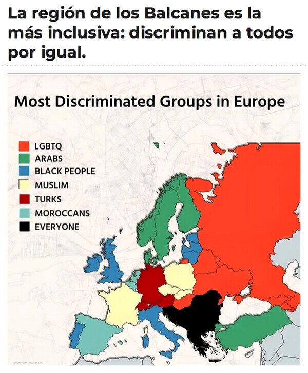Meme_otros - Los grupos más discriminados alrededor de Europa