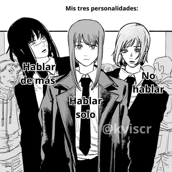 Meme_otros - Mis tres personalidades