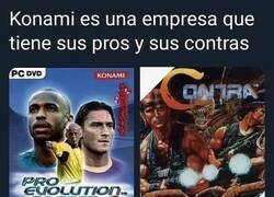 Enlace a Lo bueno y lo malo de Konami