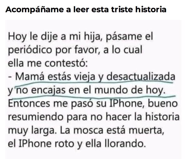 Otros - ¿Quién está desactualizada ahora?