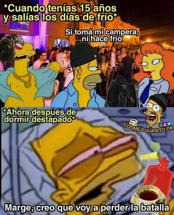 Meme_otros - Pasar frío sienta peor con el tiempo
