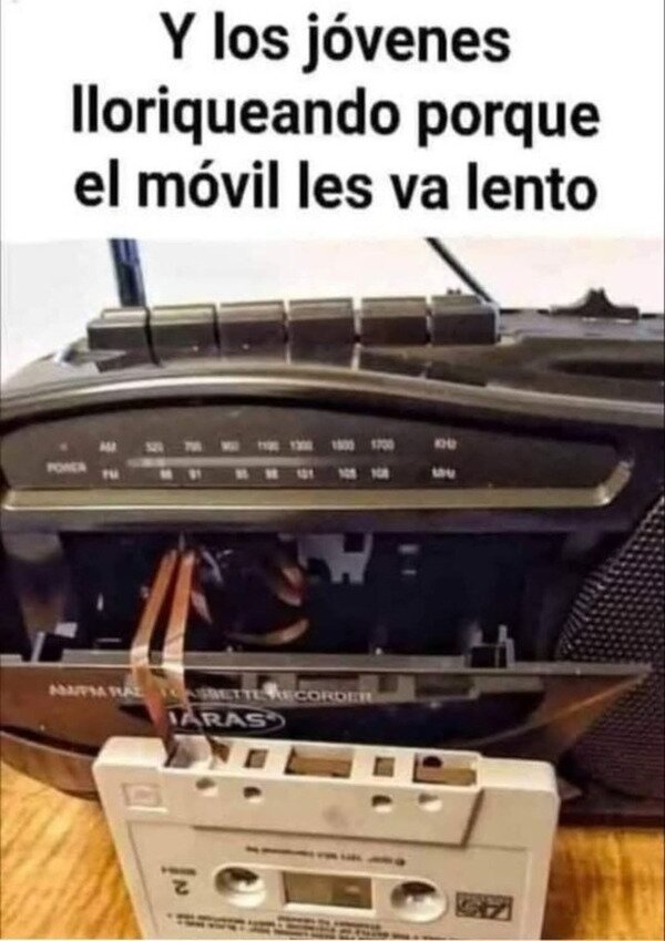 Meme_otros - Las cintas de casette sí que eran para llorar