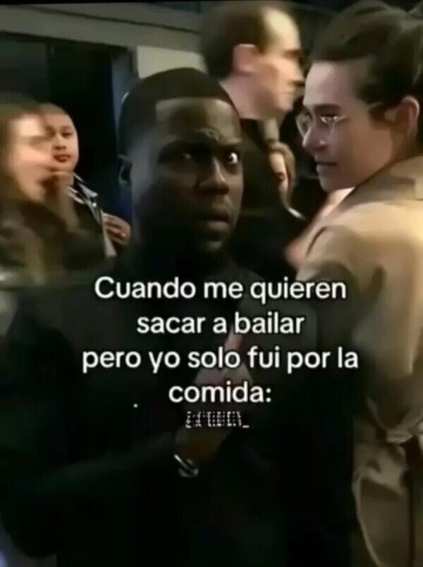 Meme_otros - Solo vine por la comida gratis, gracias