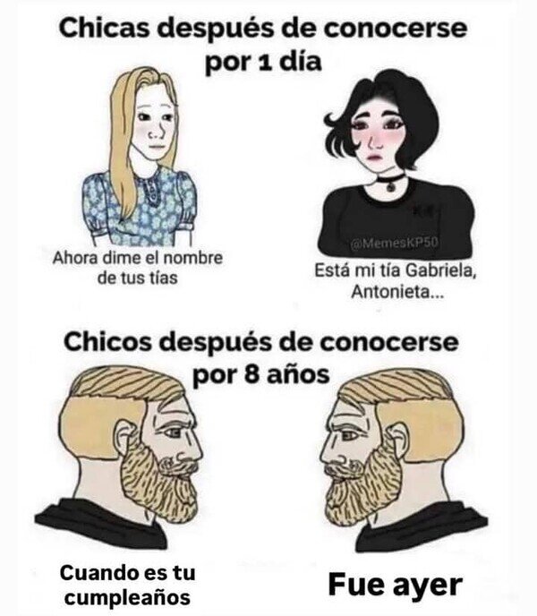 Meme_otros - Diferencias entre conocerse hombres y mujeres