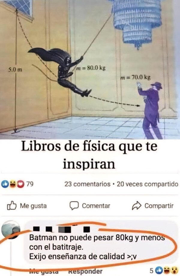 ense&ntilde;anza,problema,batman,peso