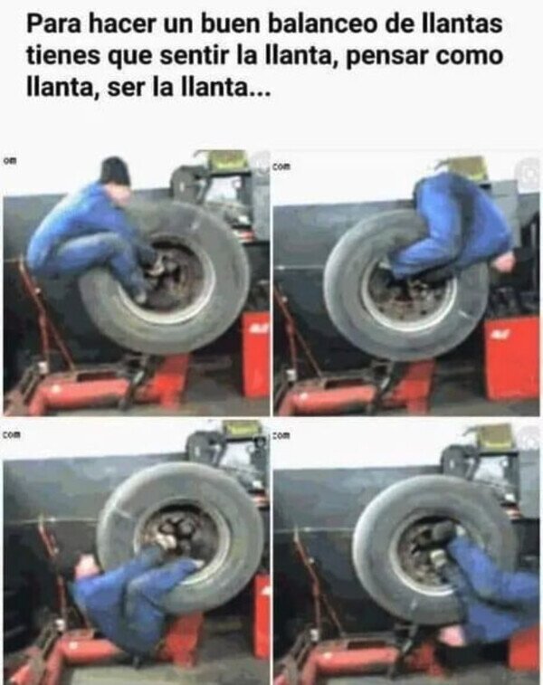Meme_otros - Poniéndose en la piel de la llanta