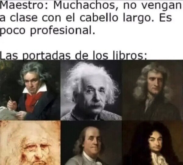Otros - Los más grandes llevaban el pelo largo