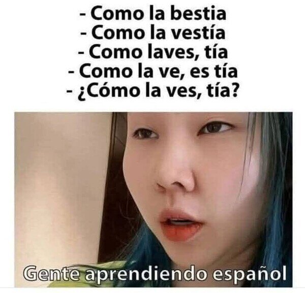 Meme_otros - Tenemos suerte de tener el español como idioma nativo