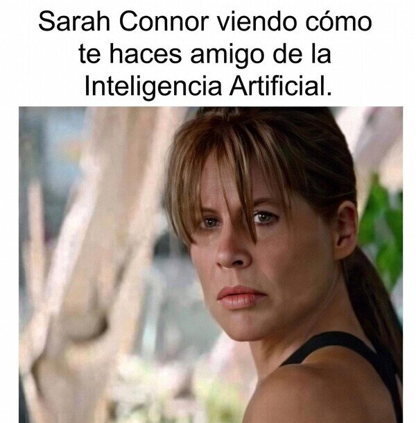 Sarah Connor,Terminator,IA,amigo