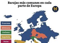 Enlace a Barajas de cartas más comunes en Europa