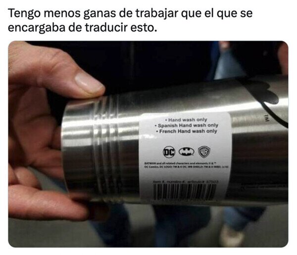 Otros - Hasta usar el Google Translate le dió flojera