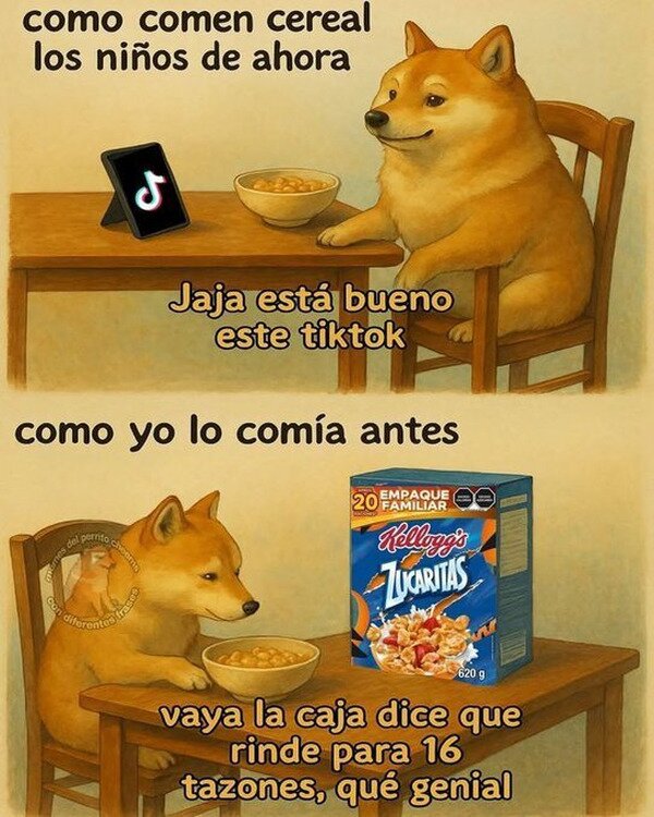 Meme_otros - Las cajas antes venían con pasatiempos