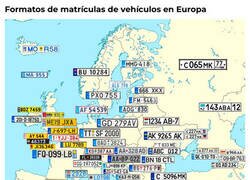 Enlace a Así son las matrículas en Europa