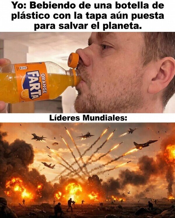 Meme_otros - Estoy salvando el planeta