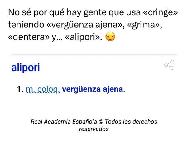 Otros - ¿Les da alipori decir 'alipori'?