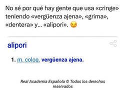 Enlace a ¿Les da alipori decir 'alipori'?