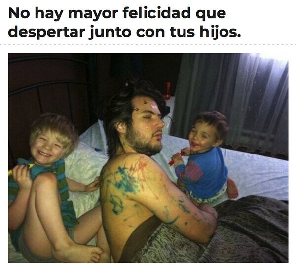 Otros - El papel de padre le queda 'que ni pintado'