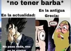 Enlace a No tener barba en la Antigua Grecia