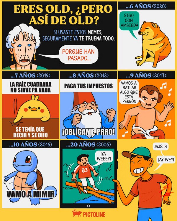 Meme_otros - Eres old pero, ¿así de old?