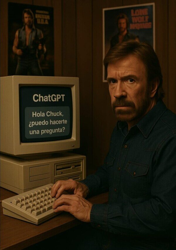 Otros - ChatGPT le hacía las preguntas a Chuck Norris