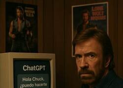 Enlace a ChatGPT le hacía las preguntas a Chuck Norris