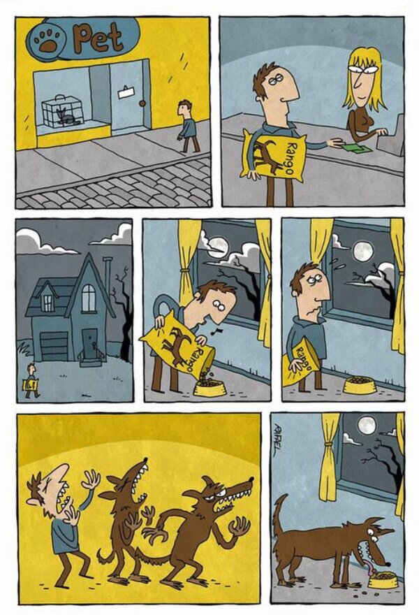 Meme_otros - Hombre lobo precavido vale por tres