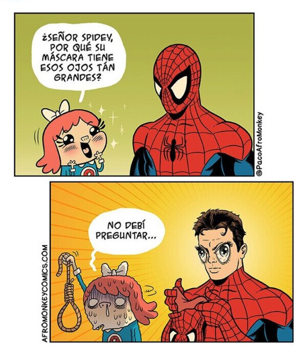 Meme_otros - Los ojos de Spiderman