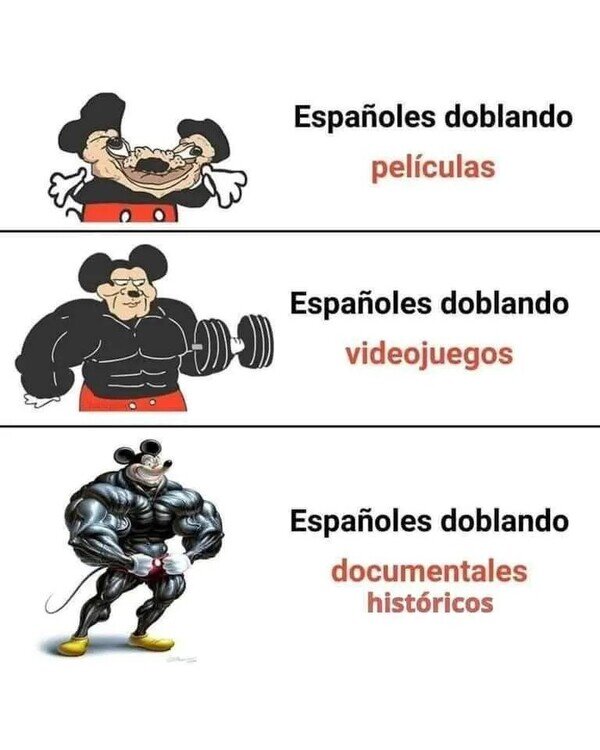Meme_otros - Españoles y los doblajes