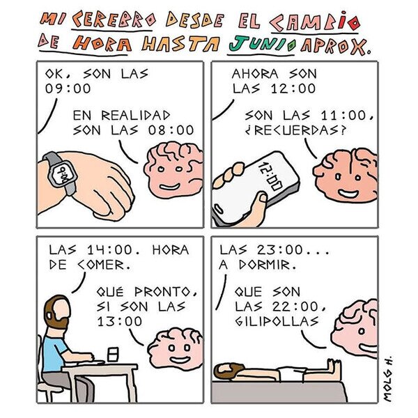 Meme_otros - Me cuesta adaptarme a los cambios de hora