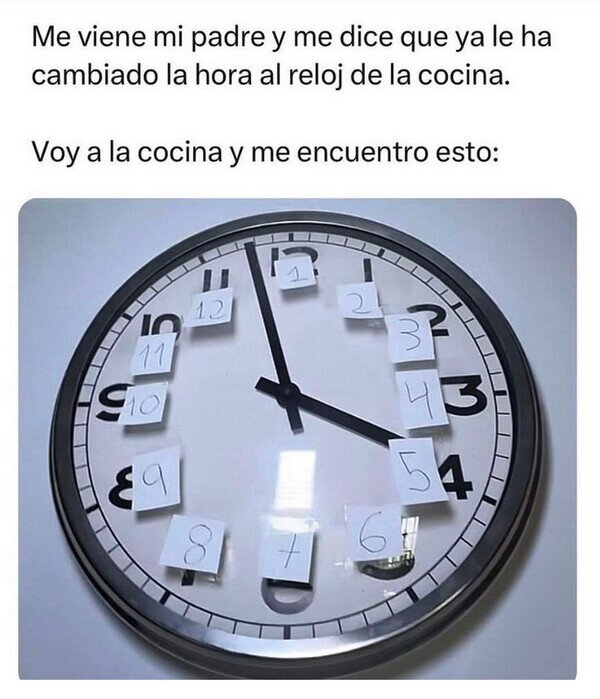 Meme_otros - Cambio de hora efectuado