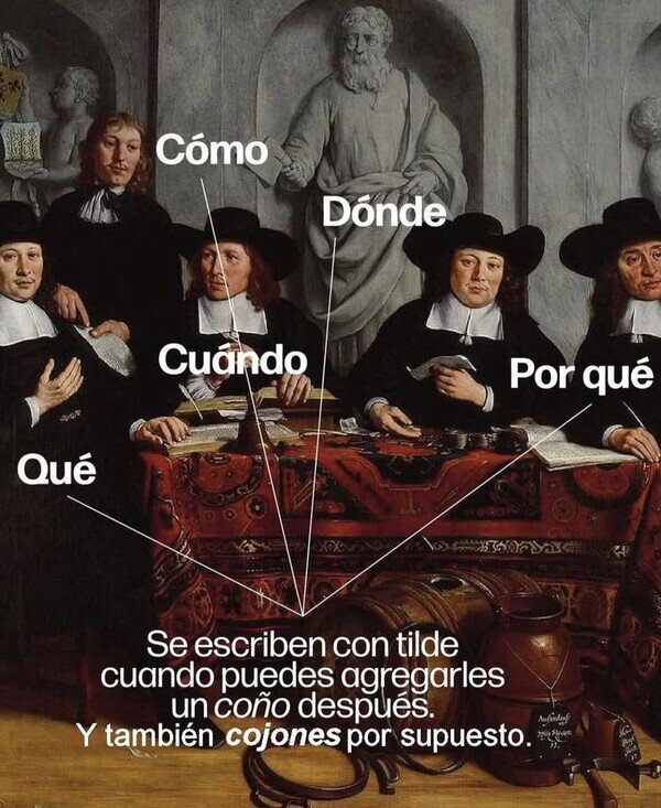 Meme_otros - ¿Cuándo llevan tilde?