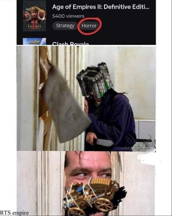 Meme_otros - El típico juego de terror