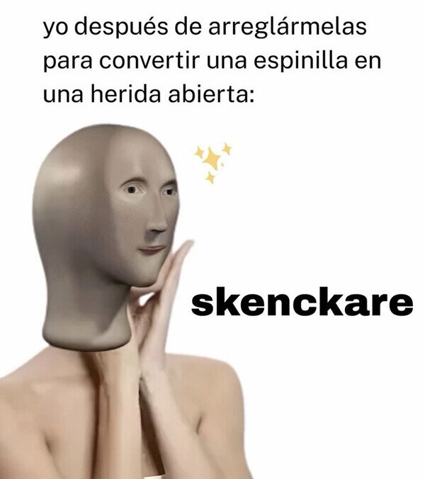 Meme_otros - Yo cuidándome la piel