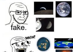 Enlace a Imagina creer que la Tierra es plana