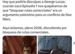 Enlace a George Lucas merece nuestras disculpas