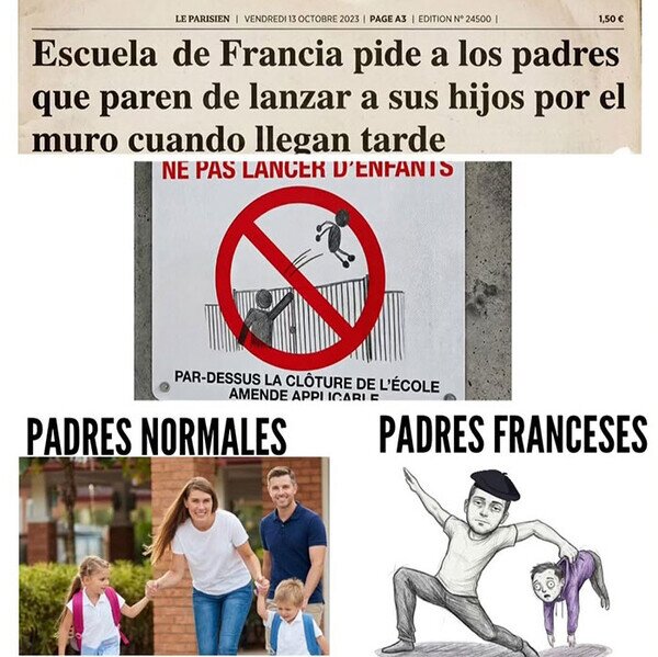 Meme_otros - Lanzamiento de hijo, el nuevo deporte nacional francés