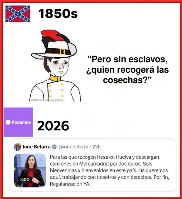 esclavos,Podemos,regularizar
