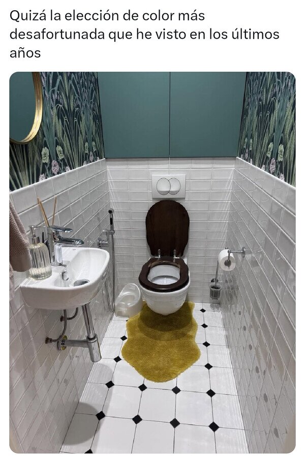 Otros - Las alfombras en los baños nunca son buena idea