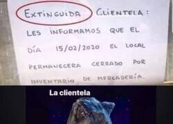 Enlace a Extinguida clientela