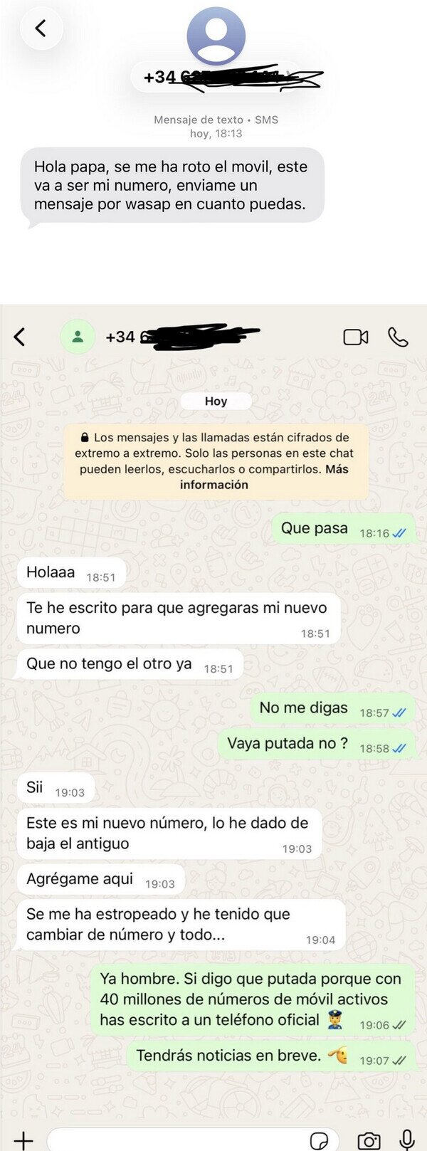 padre,hijo,tel&eacute;fono,polic&iacute;a,estafa